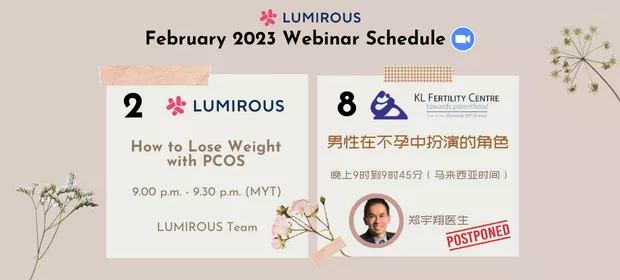 LUMIROUS February 2023 Webinar Calendar