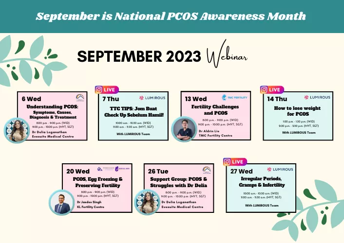 LUMIROUS September 2023 Webinar Calendar